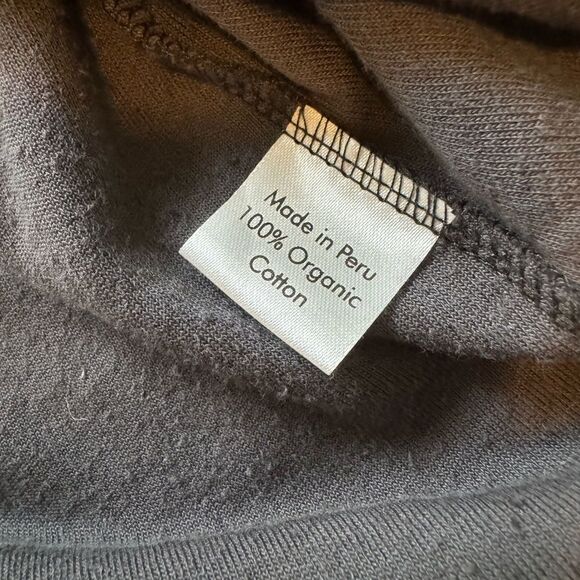 Indigenous Soft Fleece 100% Cotton Long Sleeve Warm Top Gray Size Small - Picture 8 of 8